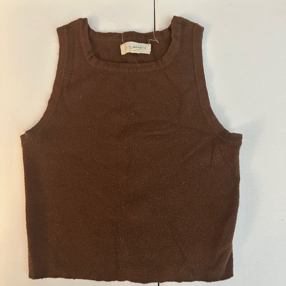La Hearts Brown Diaper Cover Accessory